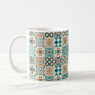 vintage tile pattern. Vintage illustration Coffee Mug