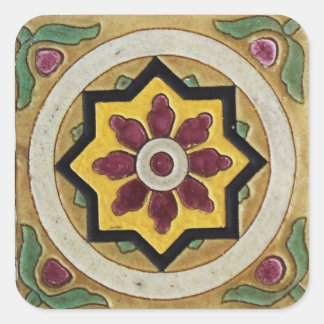 Vintage Tile Square Sticker