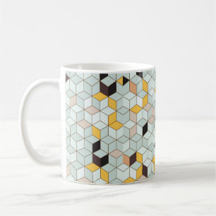 Vintage tiles background designed from geometric s coffee mug