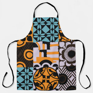 Vintage tiles: intricate decorative details. apron