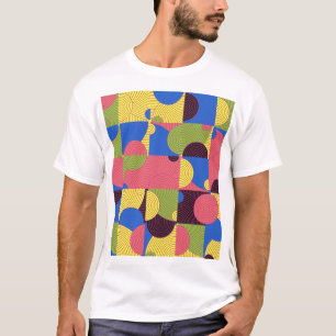Vintage Tiles Retro 1960s Pattern T-Shirt