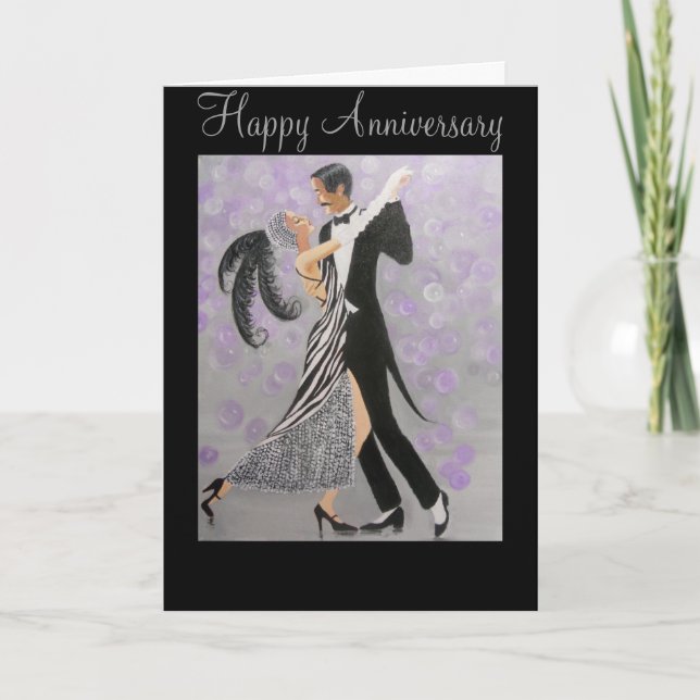 Vintage, Timeless Love, anniversary card (Front)