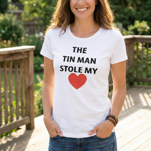 Vintage Tin Man Wizard of Oz Romantic T-Shirt