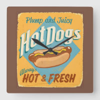 Vintage tin sign - Hot Dogs