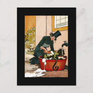 Vintage Tin Woodman Image Postcard