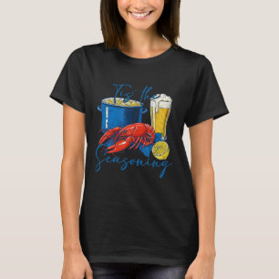 Vintage Tis The Seasoning Crawfish Boil Season Men T-Shirt