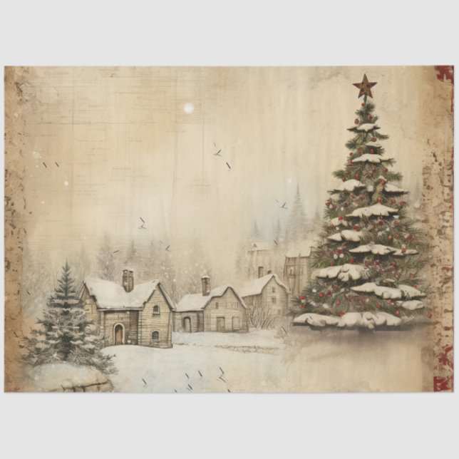 Vintage Tissue Paper (Front)