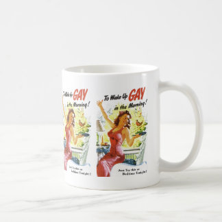 Vintage "To Wake Up Gay" Coffee Mug