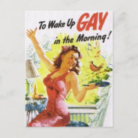 Vintage "To Wake Up Gay"