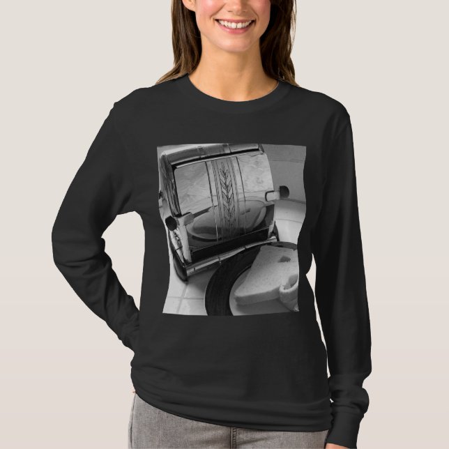 Vintage Toaster Kitchen Art Tee (Front)