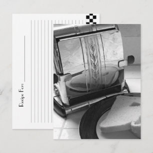 Vintage Toaster Recipe Card Postcard