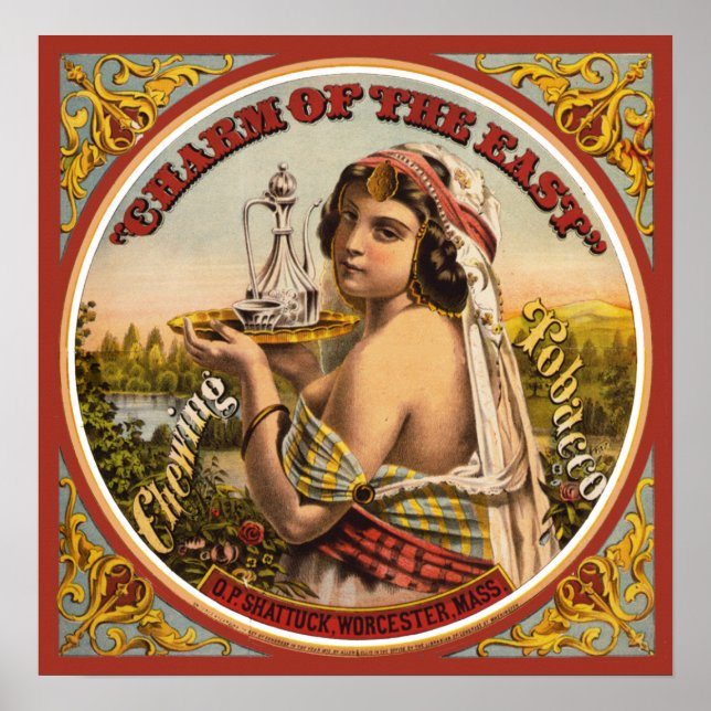 Vintage Tobacco Poster (Front)