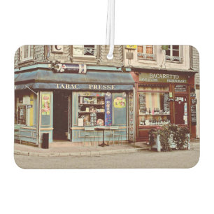Vintage tobacco shop, wine bar in France Normandy Car Air Freshener