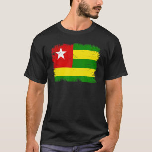 Vintage Togo Flag Togolese Independence Day T-Shirt