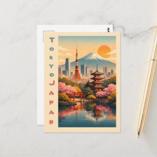 Vintage Tokyo Japan Postcard