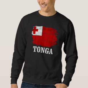 Vintage Tonga Flag For Tongan Sweatshirt