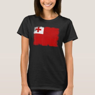 Vintage Tonga Flag Tongan Independence Day T-Shirt
