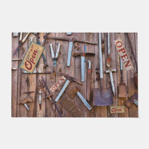 Vintage Tools Antique Tools Man Cave Doormat