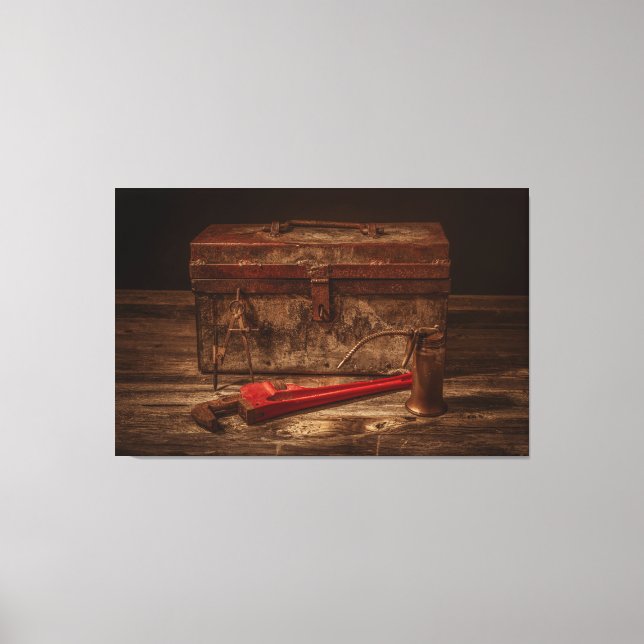 Vintage Tools Canvas Print (Front)