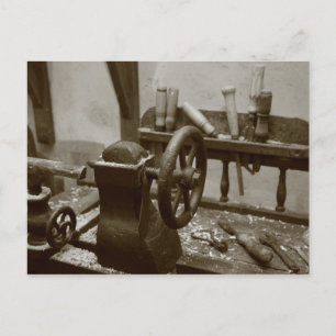 Vintage tools postcard