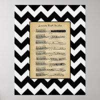 Vintage Toothbrush Poster
