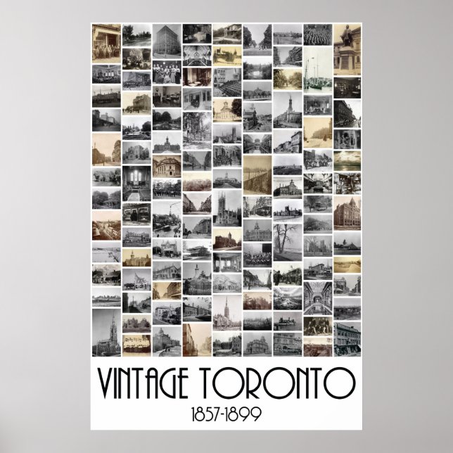 Vintage Toronto: Photographs from 1857-1899 Poster (Front)