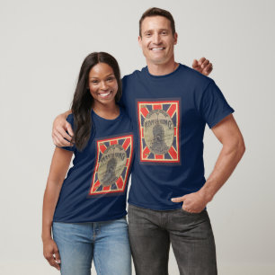 Vintage Tour Guide to Hong Kong with Union Jack    T-Shirt
