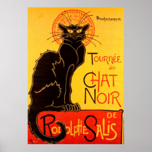 Vintage Tournee de Chat Noir - Black Cat Poster