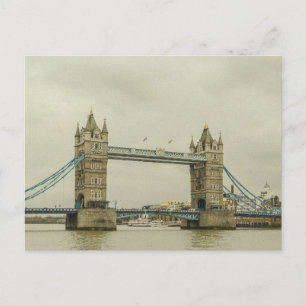 Vintage Tower Bridge Postcard