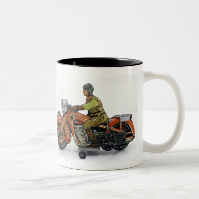 Vintage Toy Motorcycle Mug (Right)