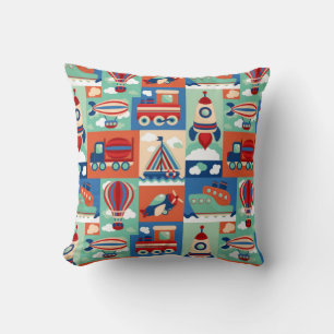 Vintage Toy Pattern Cushion