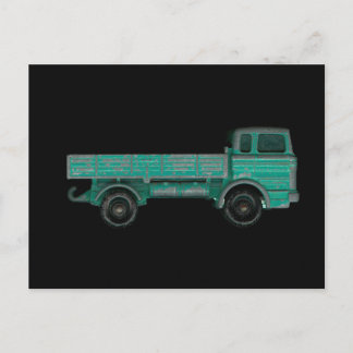 Vintage toy truck photo hauliers movers transport postcard
