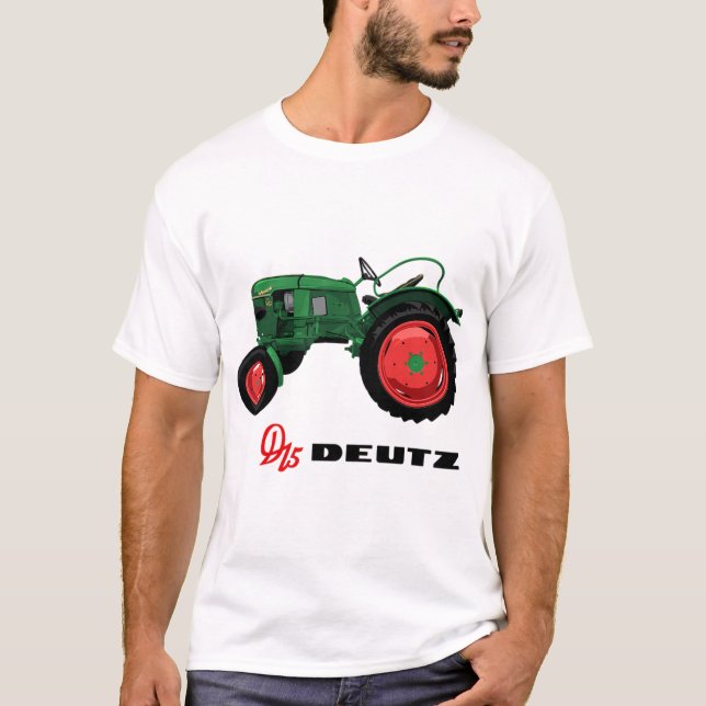 Vintage Tractor D15 Deutz T-Shirt (Front)