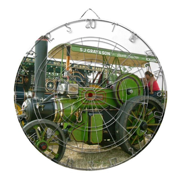 vintage tractor dartboard (Front)