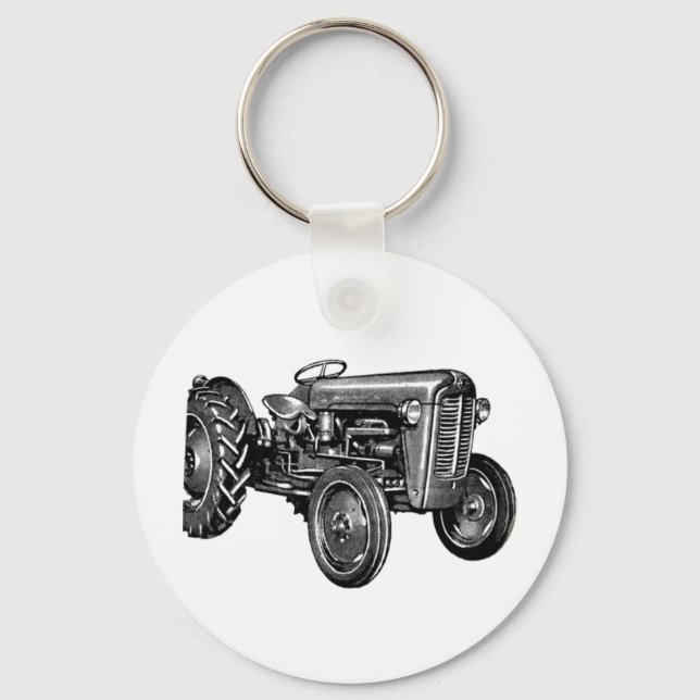Vintage Tractor Key Ring (Front)