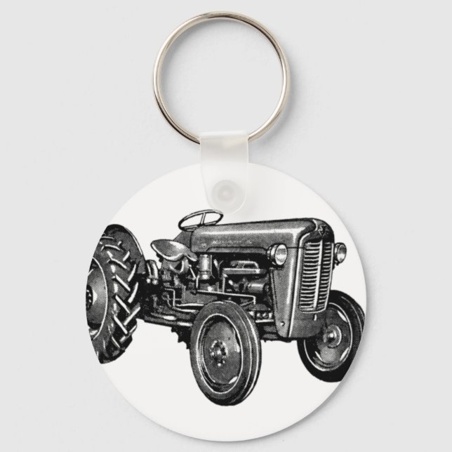Vintage Tractor Key Ring (Front)