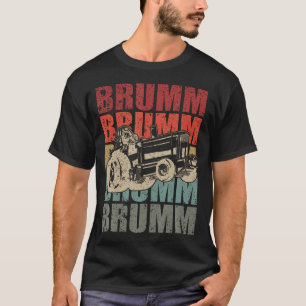 Vintage Tractor Pulling Season Graphic Design Trac T-Shirt