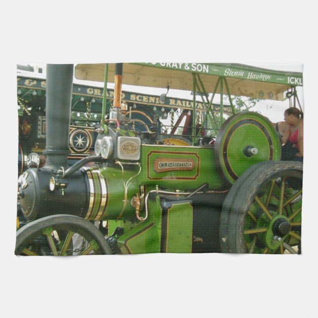 vintage tractor tea towel (Horizontal)