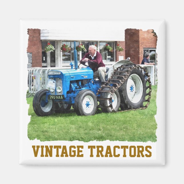 VINTAGE TRACTORS MAGNET (Front)