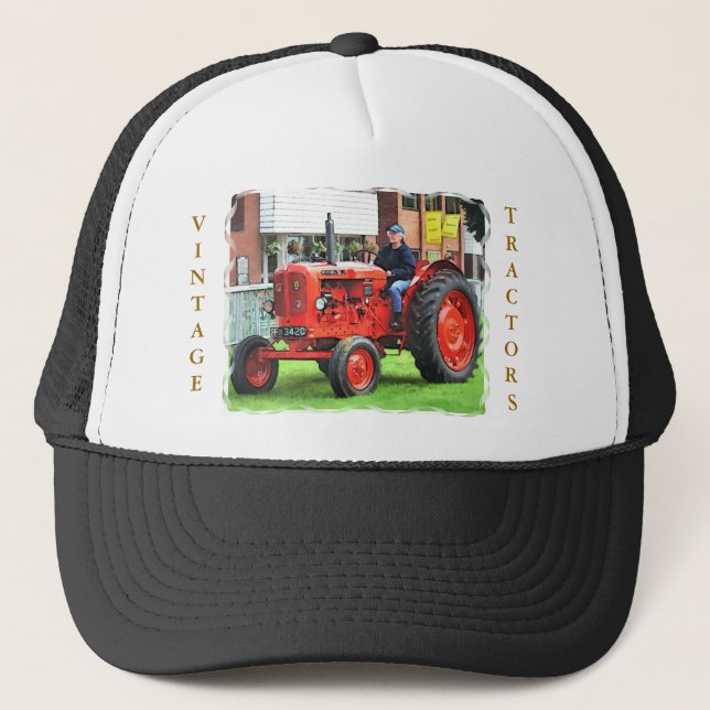 VINTAGE TRACTORS TRUCKER HAT (Front)