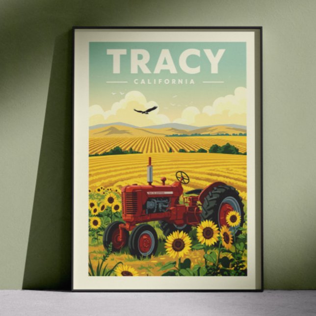 Vintage Tracy California Poster (Creator Uploaded)