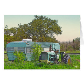 Vintage Trailer and Matching Tractor in Dale, TX