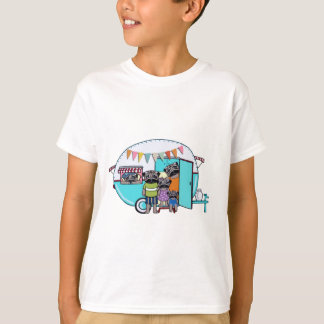 Vintage Trailer Pugs T-Shirt