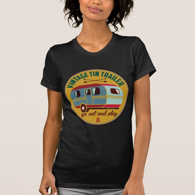 Vintage Trailer / Vintage Camper Tshirts (Front)