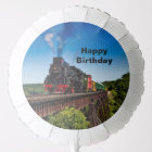 Vintage Train Bridge Photo Birthday