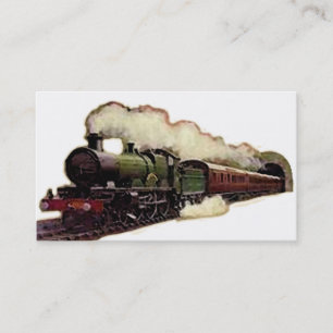 Vintage Train Business Card