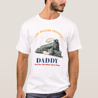 Vintage Train Daddy Birthday