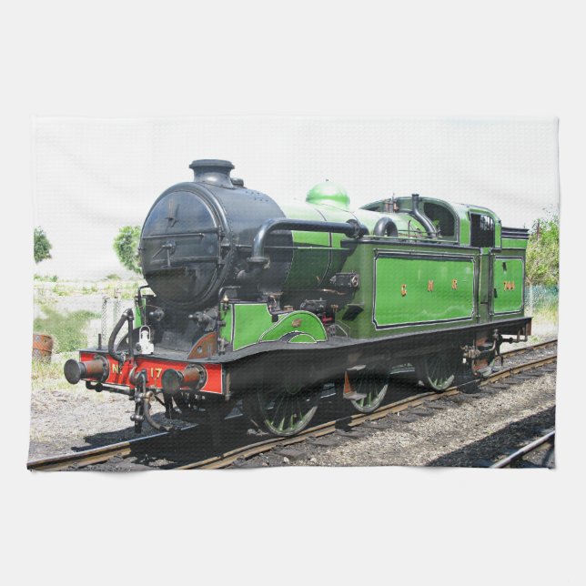 Vintage train tea towel (Horizontal)