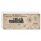 Vintage Train Ticket Wedding Invitation