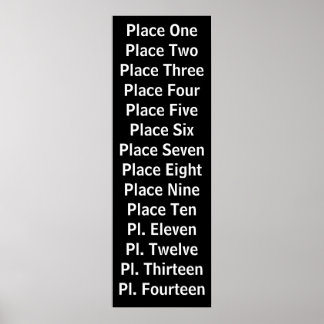 Vintage Transit Scroll Personalised Poster